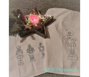 Stickserie - Nussknacker Doodle